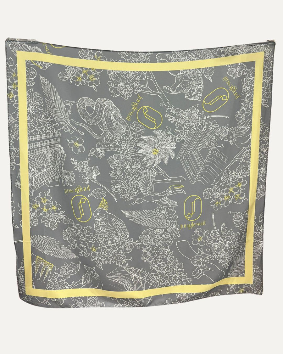 JS Iconic Singapore scarf - Butter Yellow