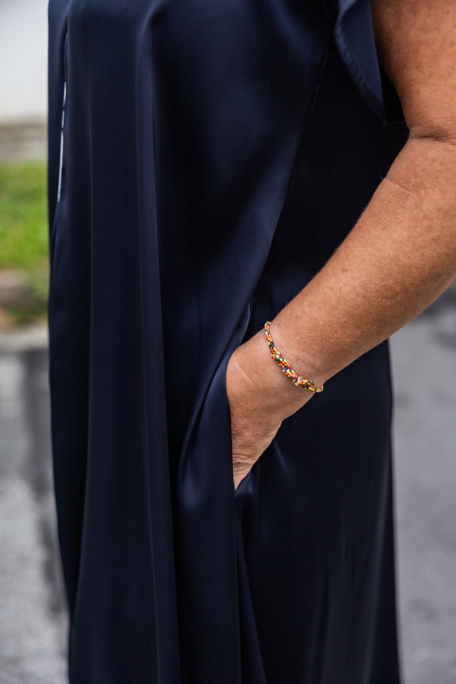 Wanderlust Midnight Blue & Silver dress