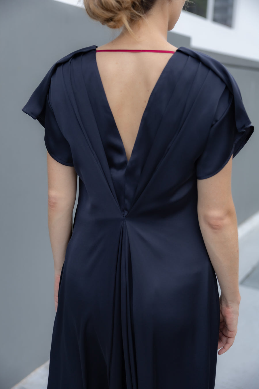 Wanderlust Midnight Blue & Plum dress