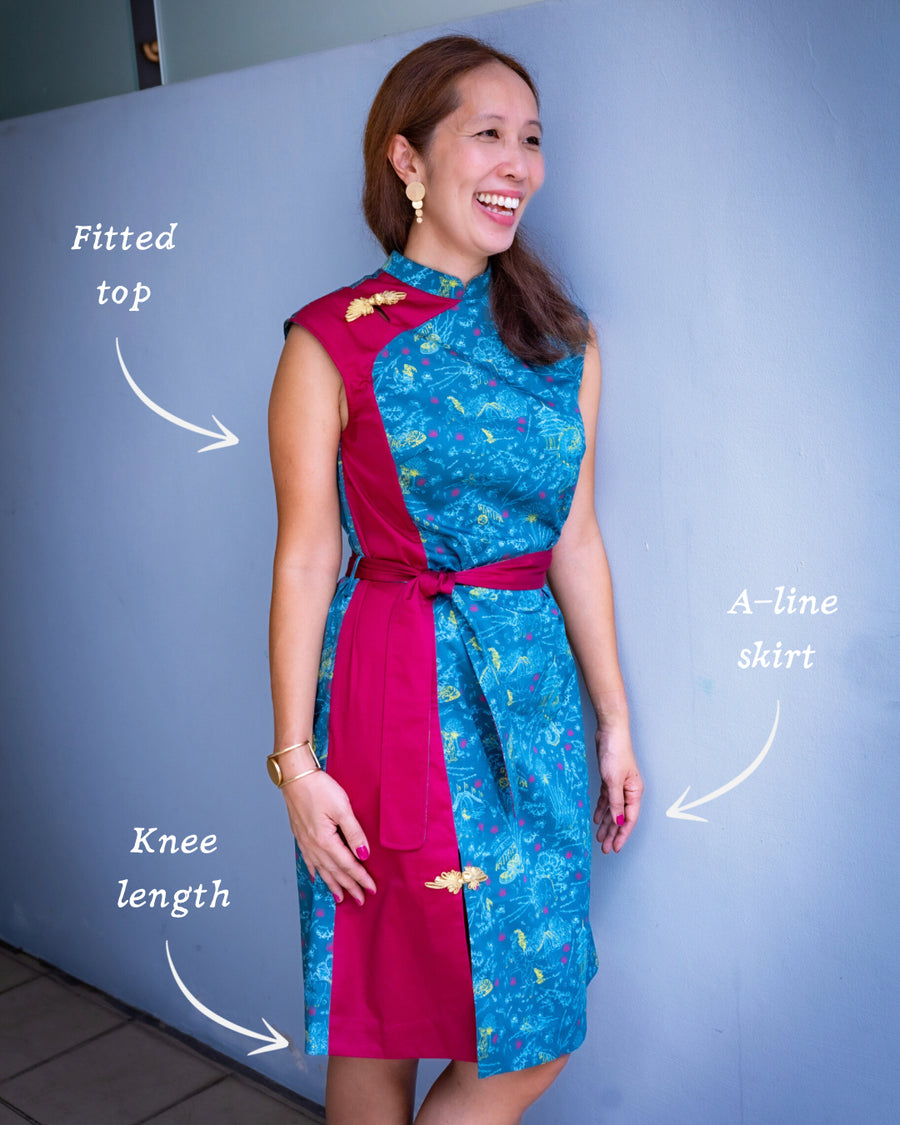 Wild Zodiac cheongsam dress