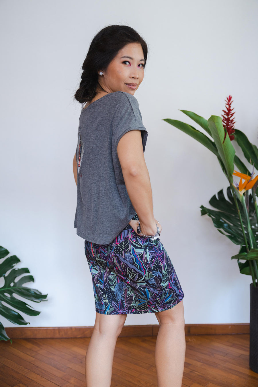 Zip It! night jungle skirt