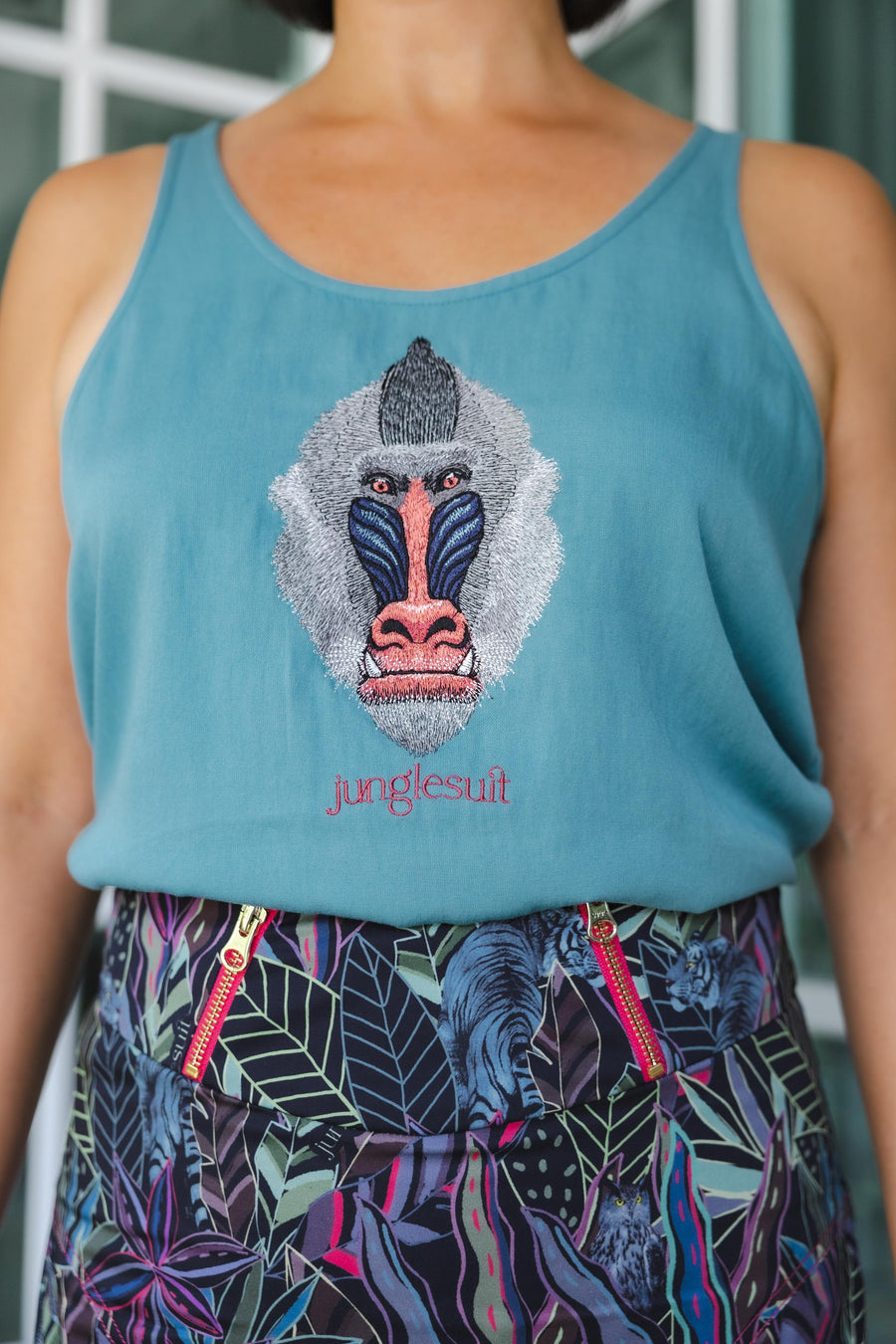 The Look mandrill top