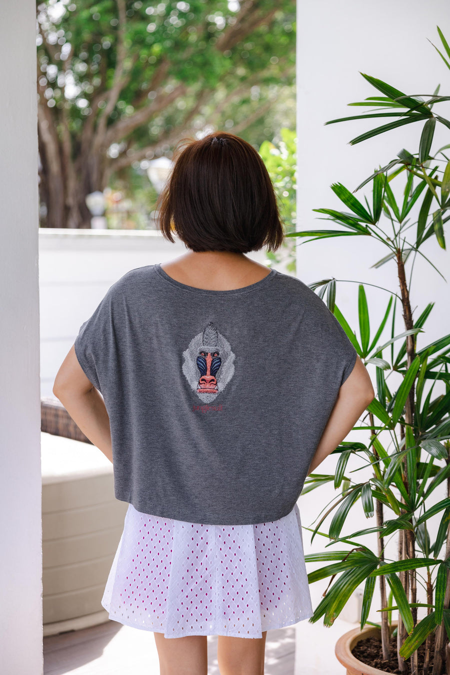 Rearview mandrill tee