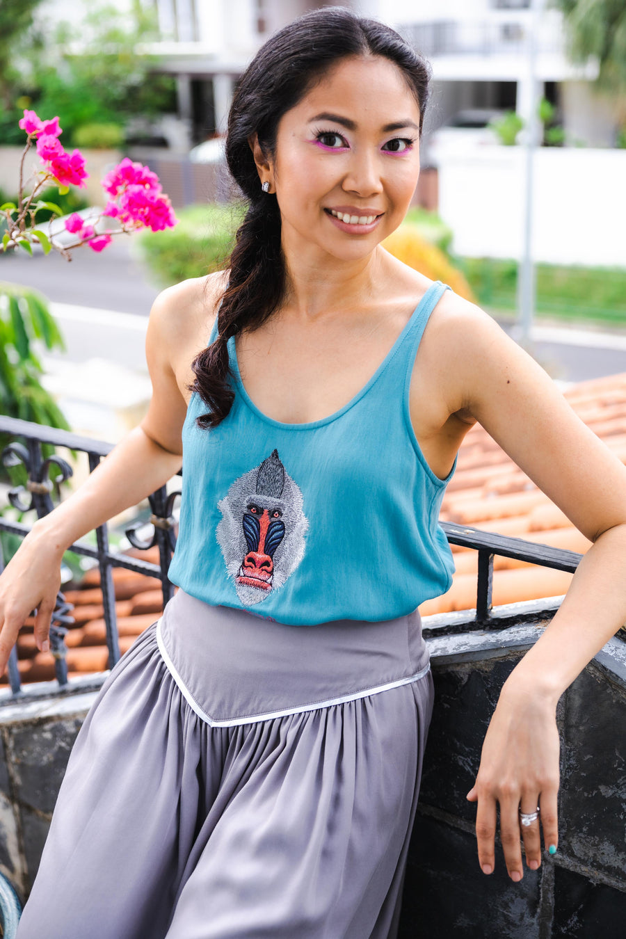 The Look mandrill top